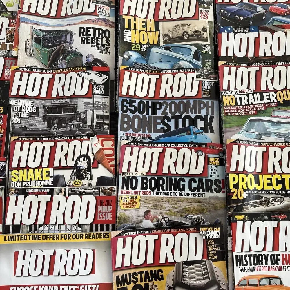 42 HOT ROD MAGAZINE From YEARs 2009-2016 Not Complete Various Months